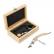 Kit Vinho Bambu 3 Peças - Gravação a Laser